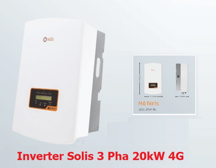 Inverter Solis 3 Pha 20kW 4G