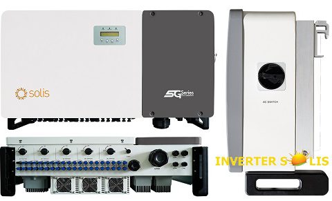 Inverter Solis 110Kw 3 pha 5G