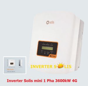 Inverter Solis mini 1 Pha 3600kW 4G